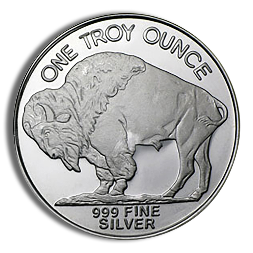 1 oz Silver Round - Buffalo Design