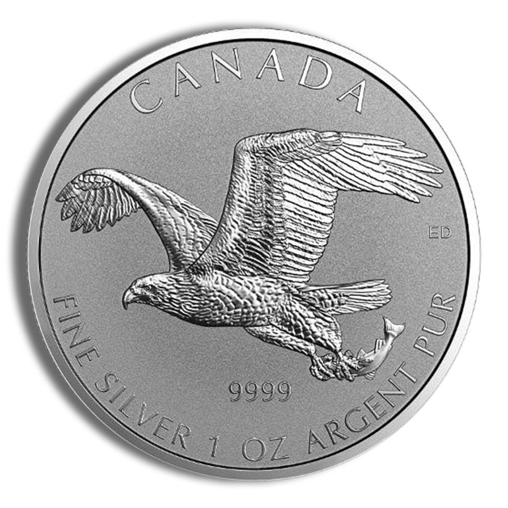 2017 1/2 oz Canadian Bald Eagle Silver Coin