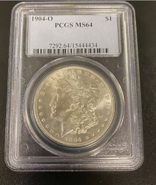 1904-O Morgan Silver Dollar $1 PCGS MS 64