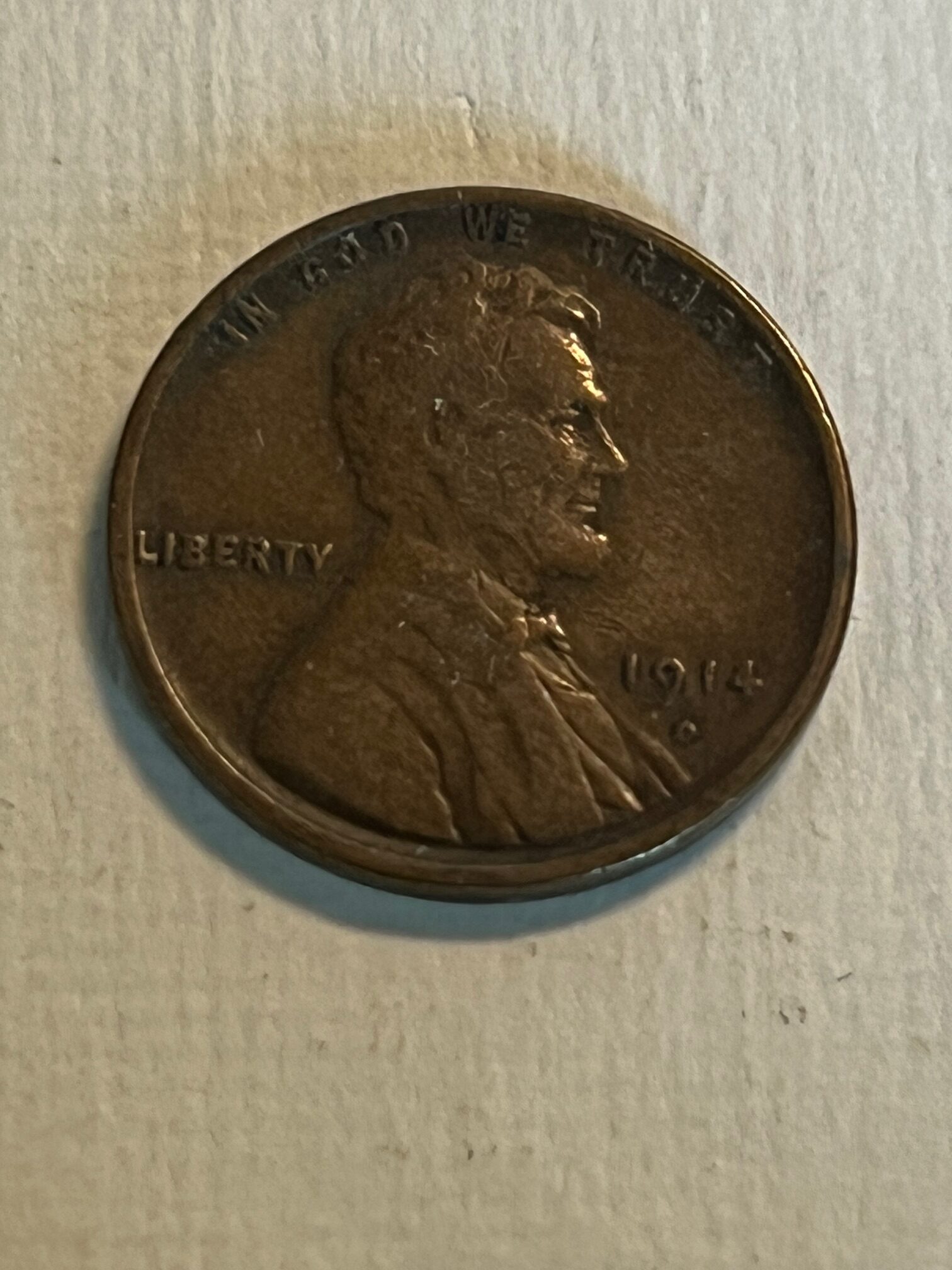 1914 d  Wheat Penny