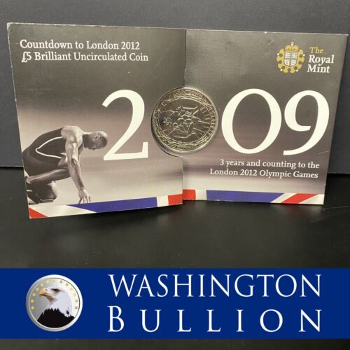 Countdown to London 2012, 2009 £5 Five Pound BU Coin! Sealed OGP