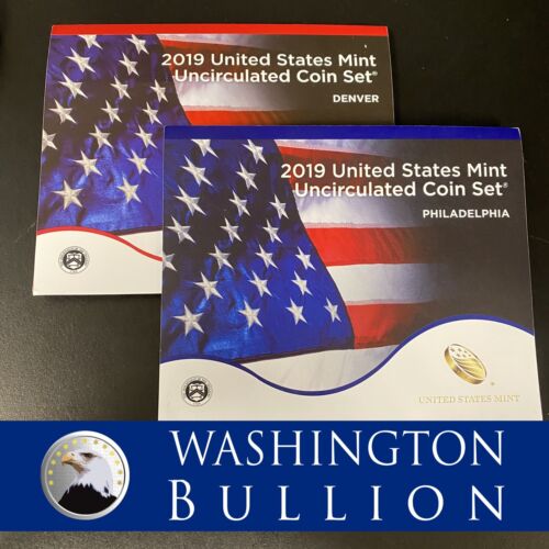 2019 Uncirculated US Mint Set With P and D Original Packaging OGP