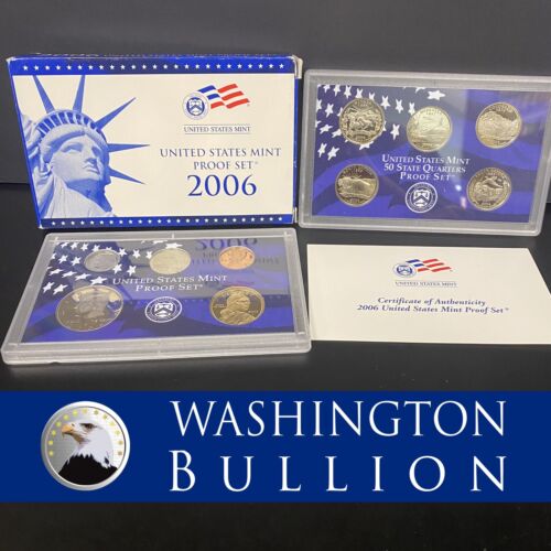 2006 Clad Proof Set U.S. Mint Original Government Packaging OGP COA