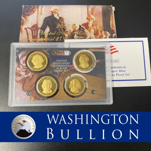 2007 Presidential Dollar Proof Set U.S. Mint Packaging OGP COA