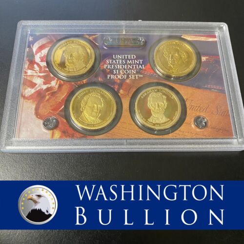 2008 Presidential Dollar Proof Set 4 Coins No Box Or COA US Coins