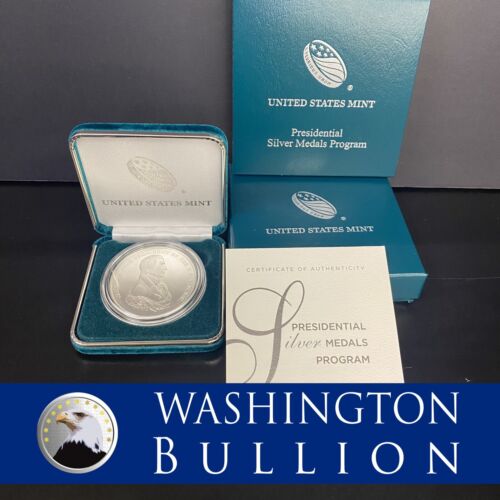 2020 U.S. Mint Presidential Silver Medals Program James Monroe OGP COA 1oz