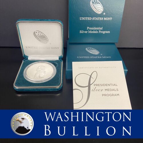 2020 U.S. Mint Presidential Silver Medals Program Thomas Jefferson OGP COA 1oz