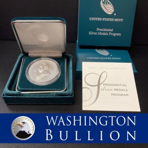 2020 U.S. Mint Presidential Silver Medals Program John Tyler OGP COA 1oz