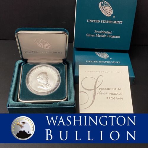 2020 U.S. Mint Presidential Silver Medals Program James Buchanan OGP COA 1oz