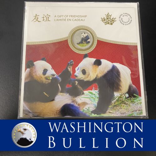 2018 Canada $8 The Peaceful Panda, A Gift Of Friendship Fine Silver Coin