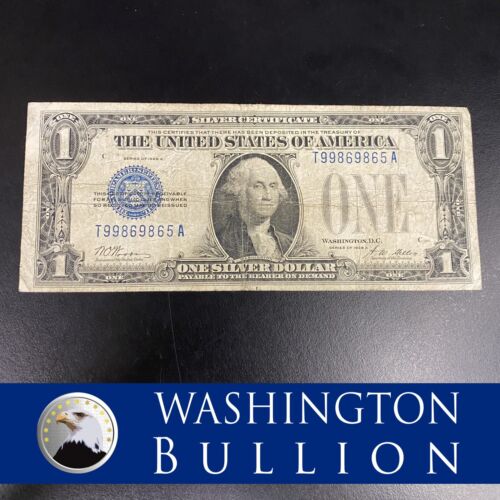 1928 B $1 Silver Certificate Funny Back Currency Paper Money