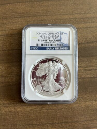 2012-S $1 Proof American Silver Eagle - NGC PF69 Ultra Cameo - Early Releases