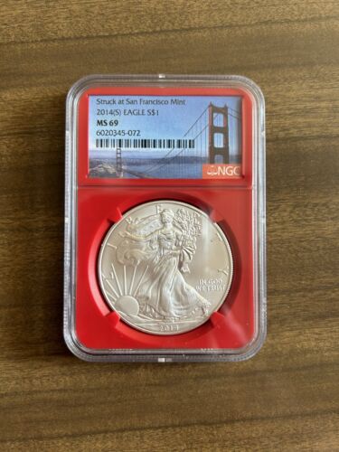 2014 American Silver Eagle S$1 NGC MS69 SE