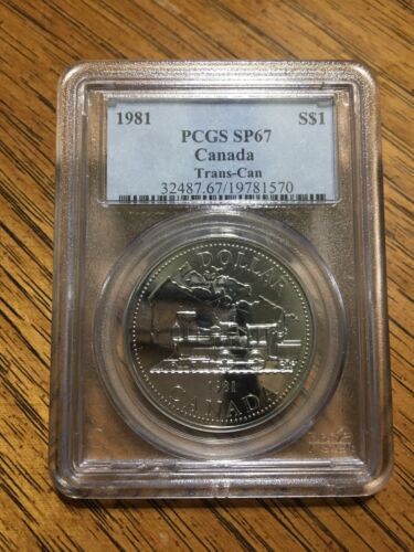 1981 Canada Trans-Can Dollar PCGS SP67