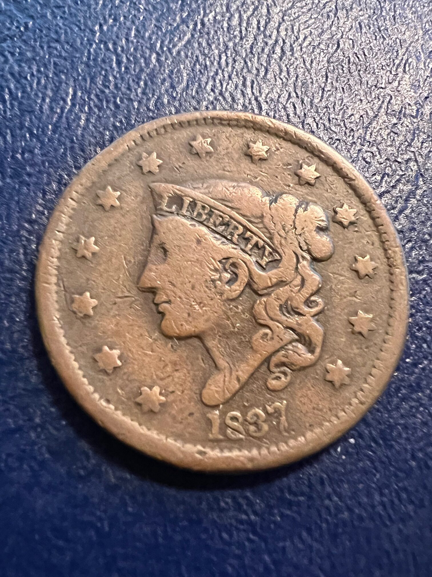 1837 Large Cent