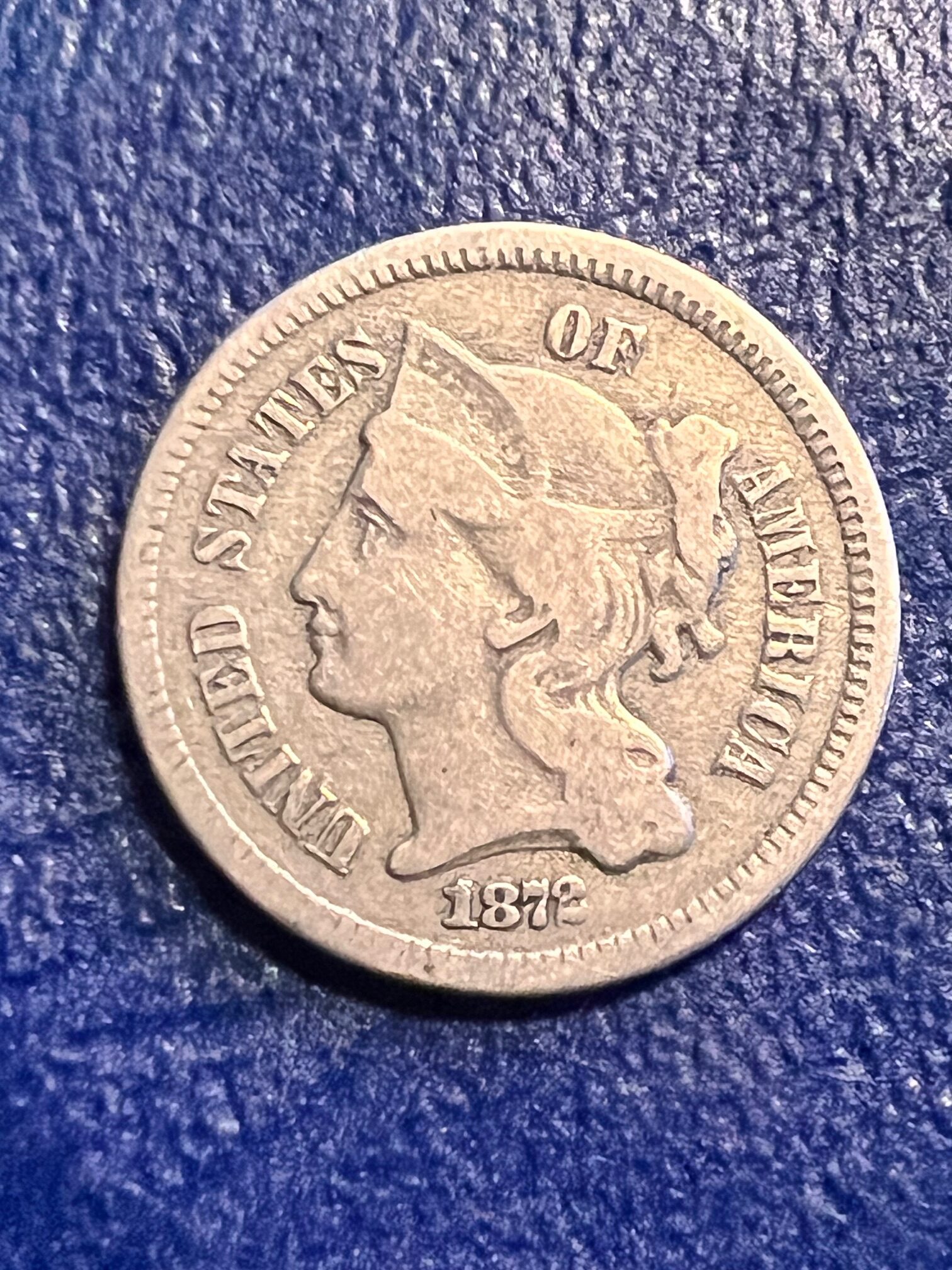 1872 Three Cent Nickel