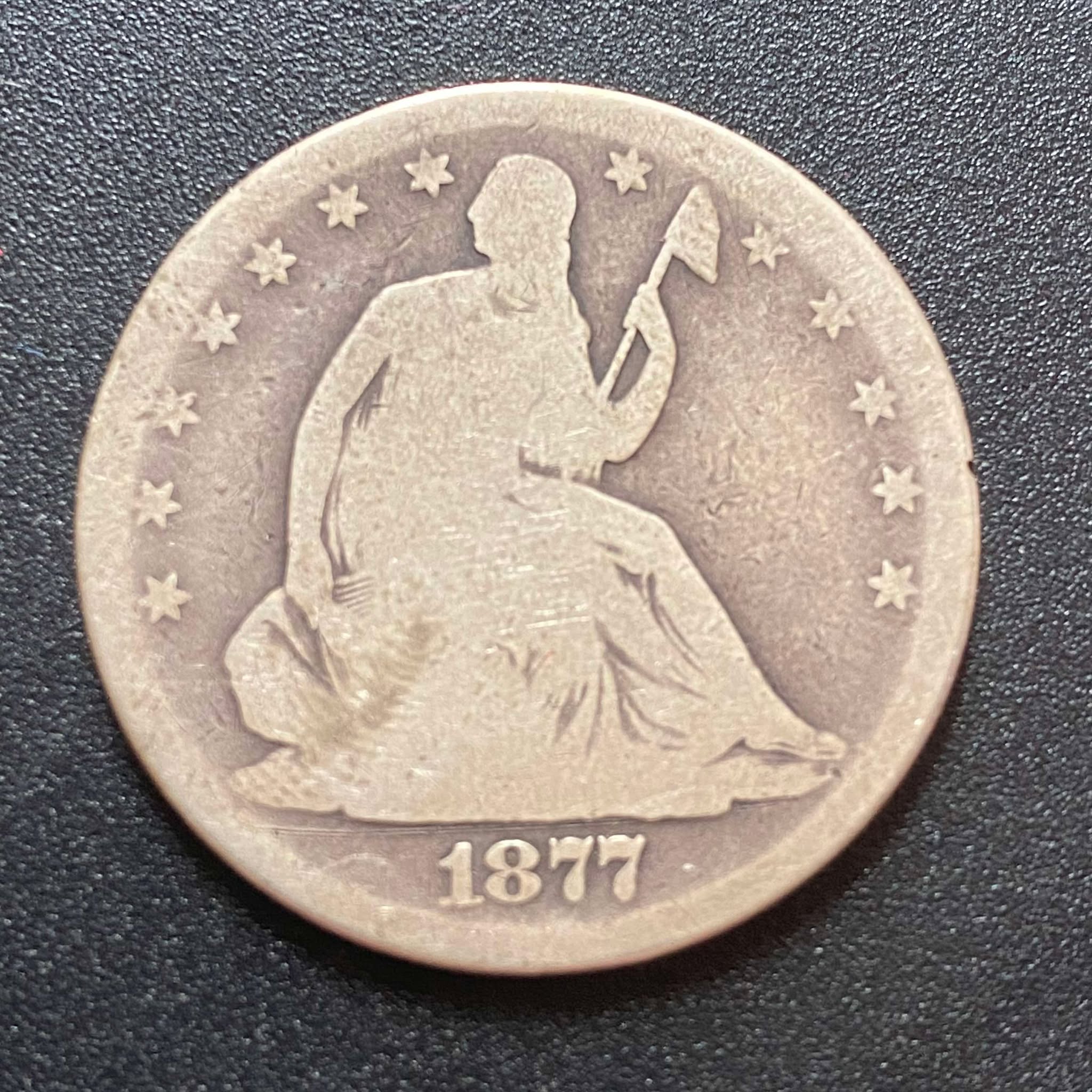 1877-S Liberty Seated Half Dollar