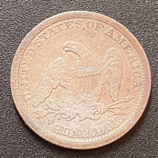 1861 Liberty Seated Quarter