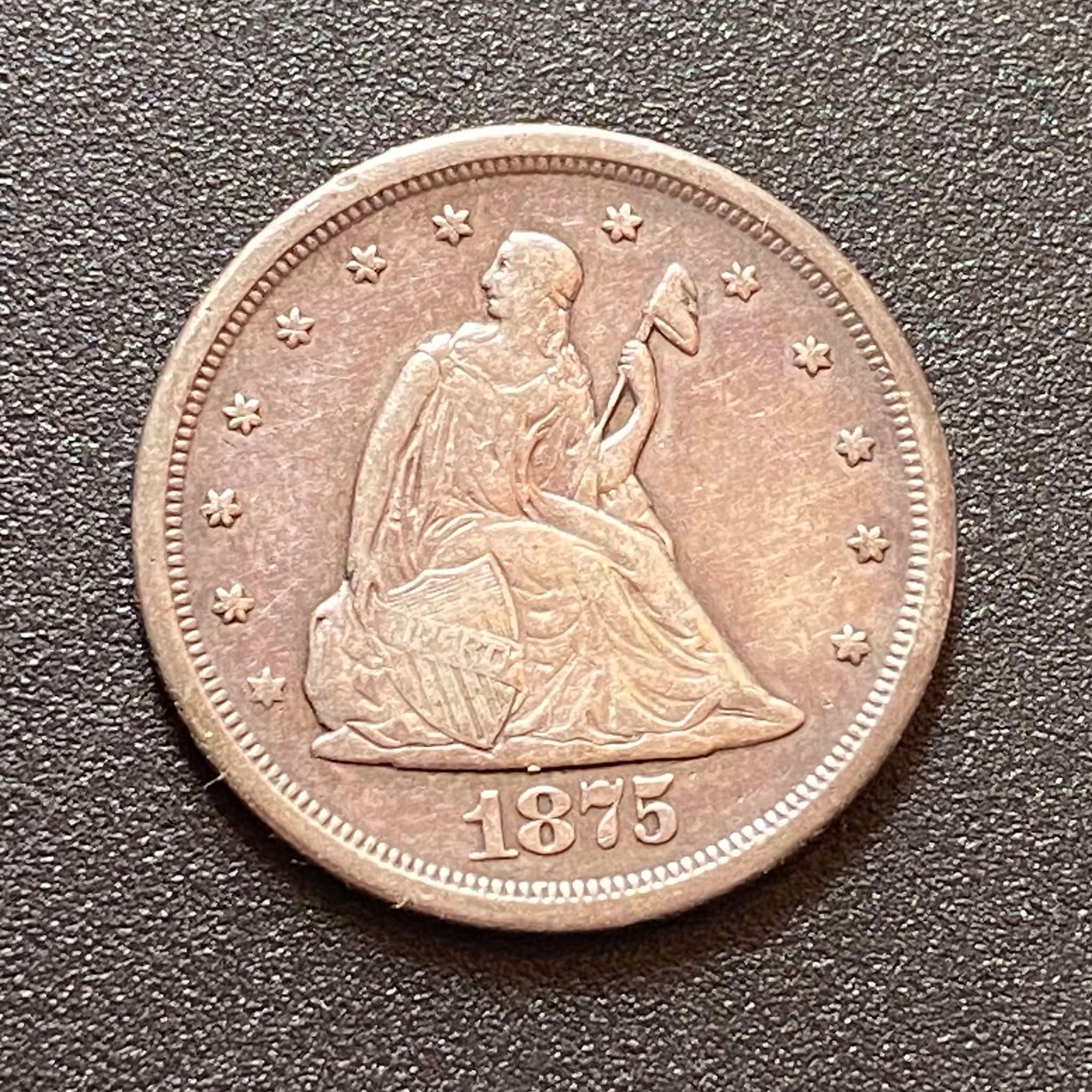 1875-S Liberty Seated Quarter