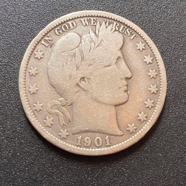 1901-S Barber Half Dollar