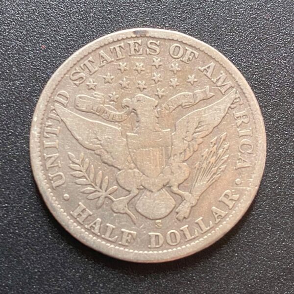 1901-S Barber Half Dollar