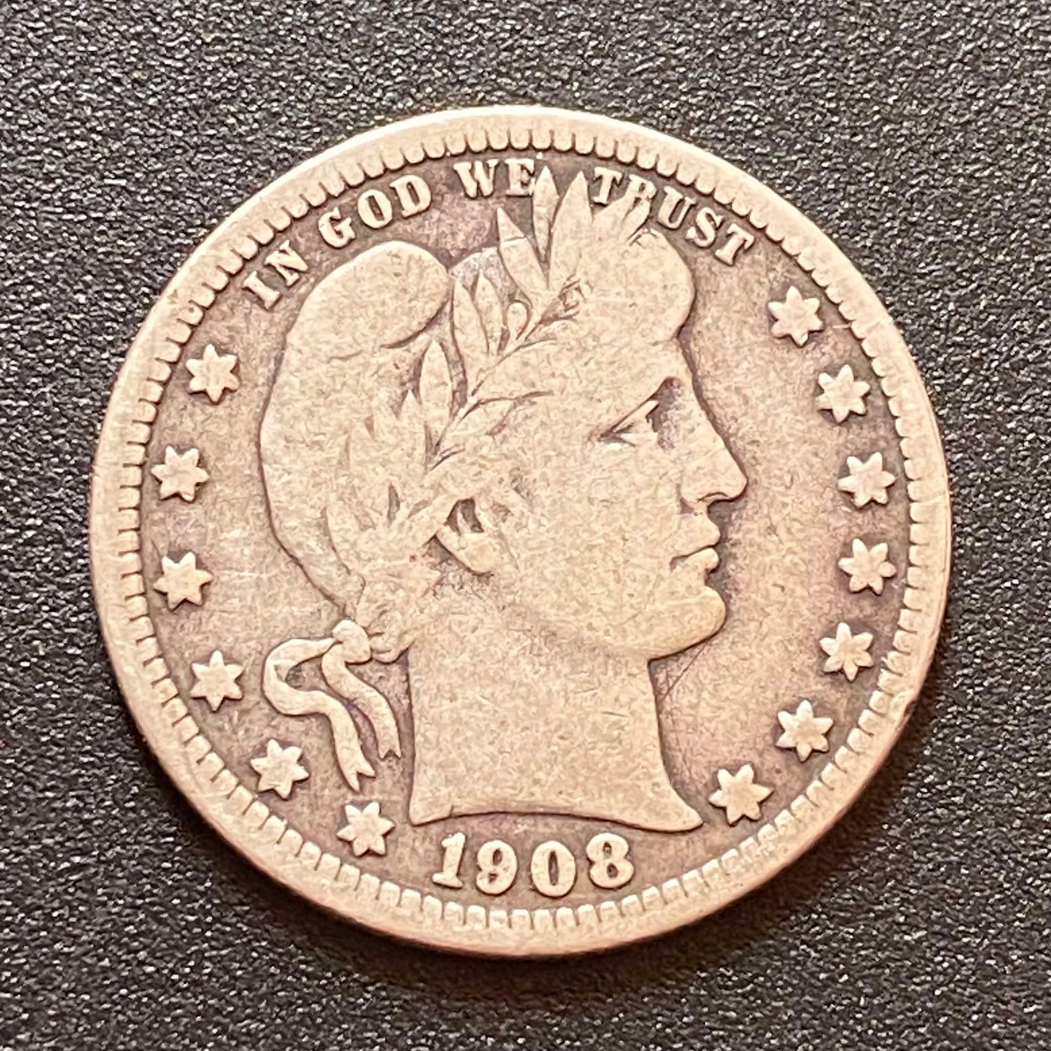 1912 Barber Quarter