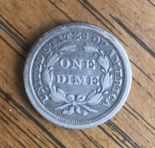 1853 Seated Dime