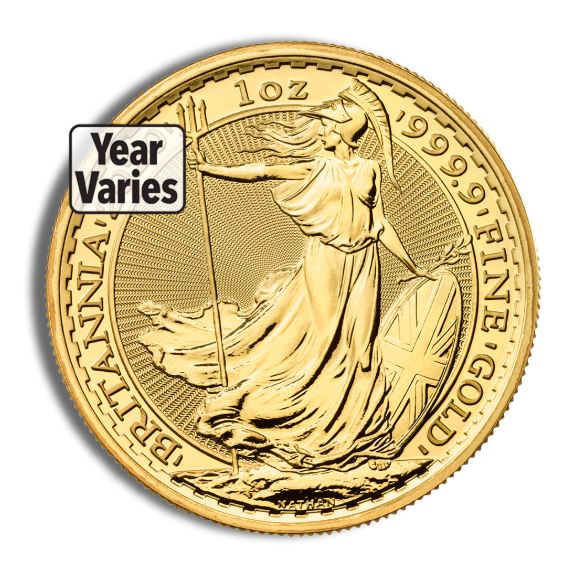 1 oz Gold Britannia (Year Varies)