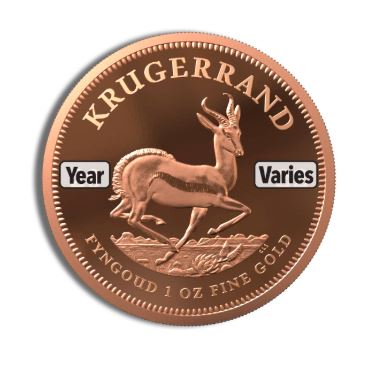 1 oz South Africa Gold Krugerrand (Year Varies)