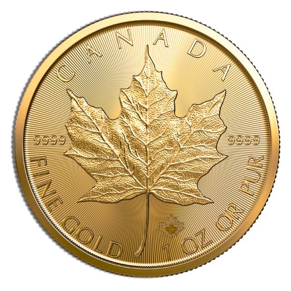 1 oz .9999 Gold Maple Leaf (Year Varies)