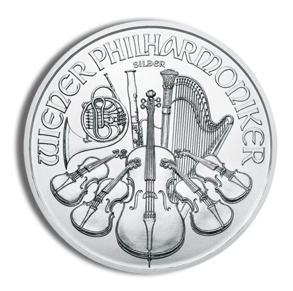 1 oz Austrian Silver Philharmonic (Year Varies)