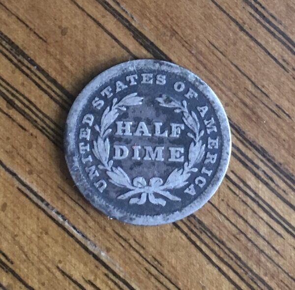 1838 Half Dime AG