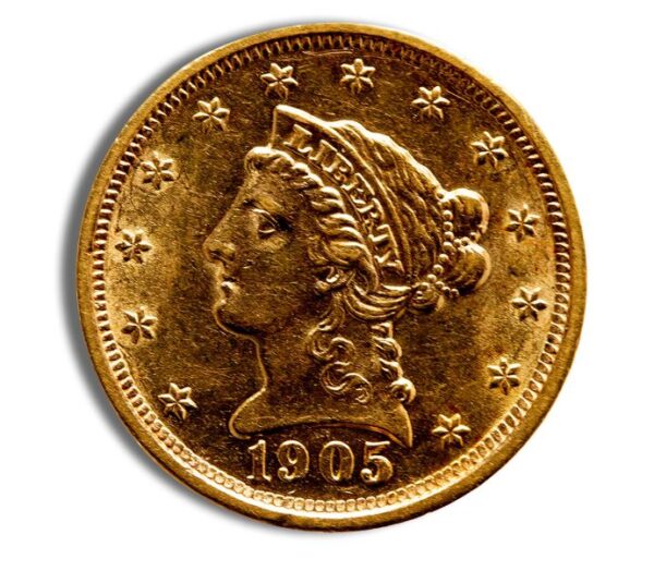 $2.5 Gold Liberty Quarter Eagle