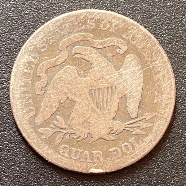 1876 Liberty Seated Quarter