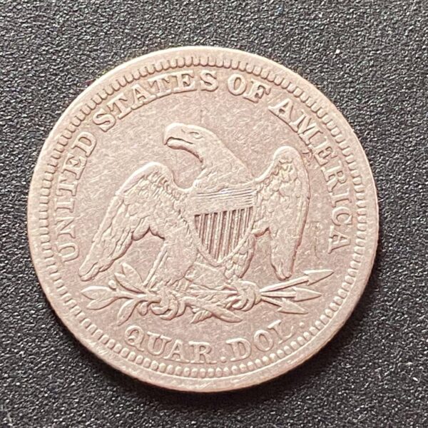 1857 Liberty Seated Quarter