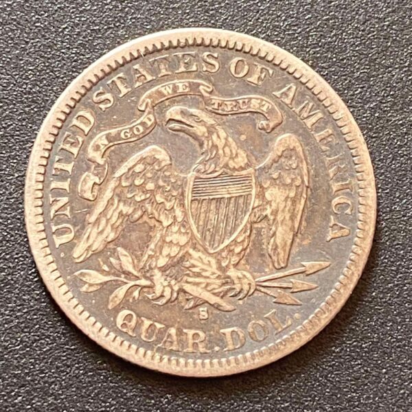 1876-S Liberty Seated Quarter