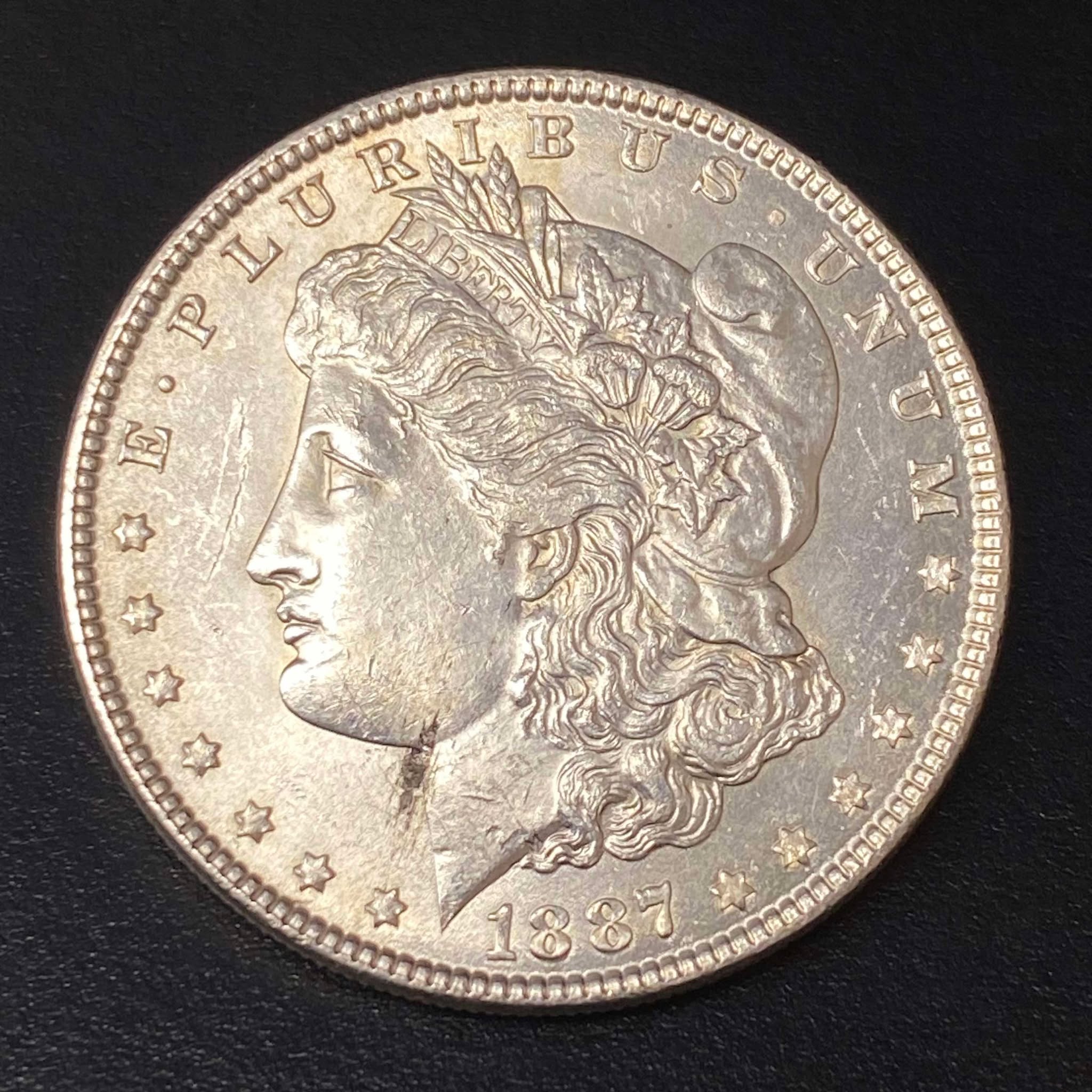 1887 Morgan Dollar