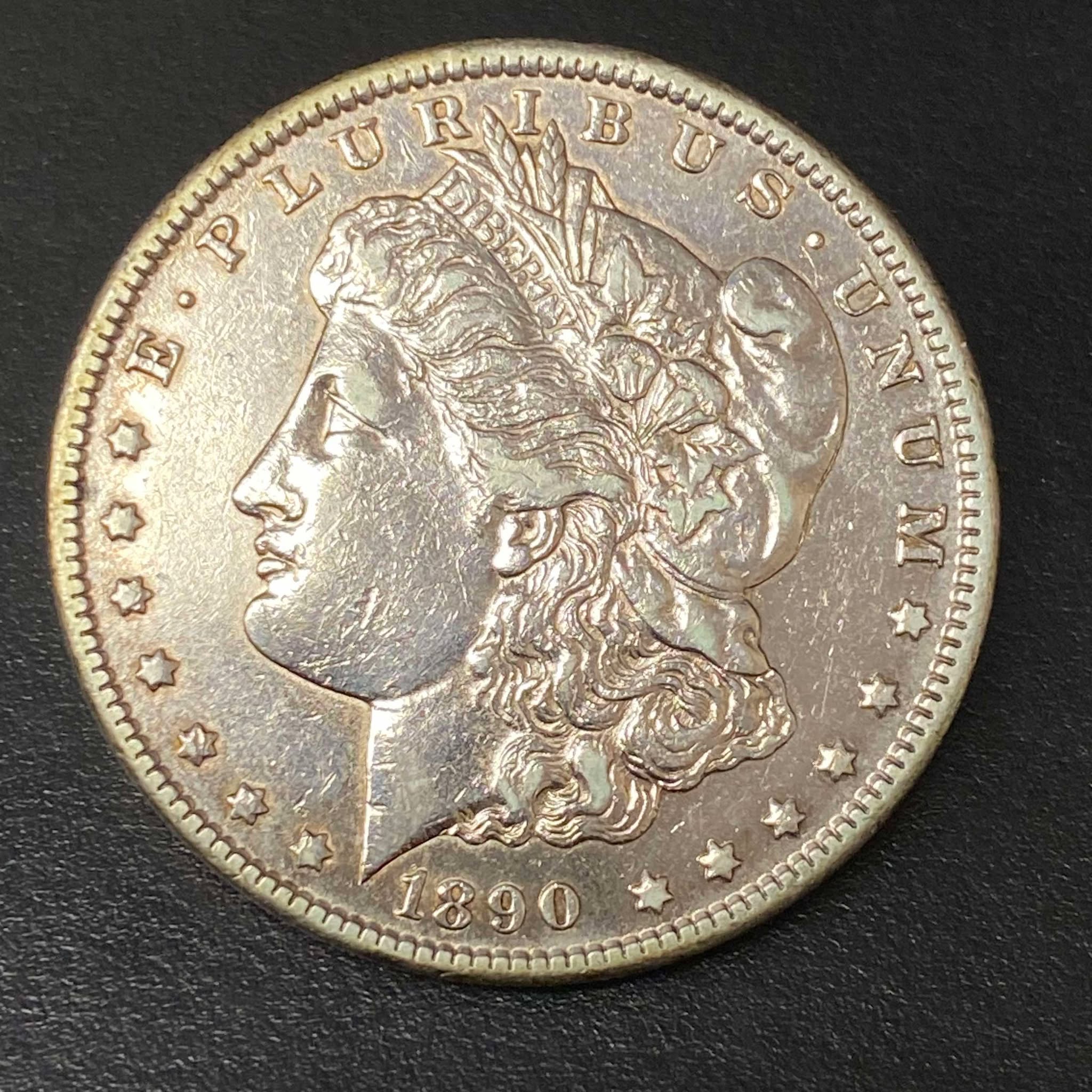 1890-CC Morgan Dollar