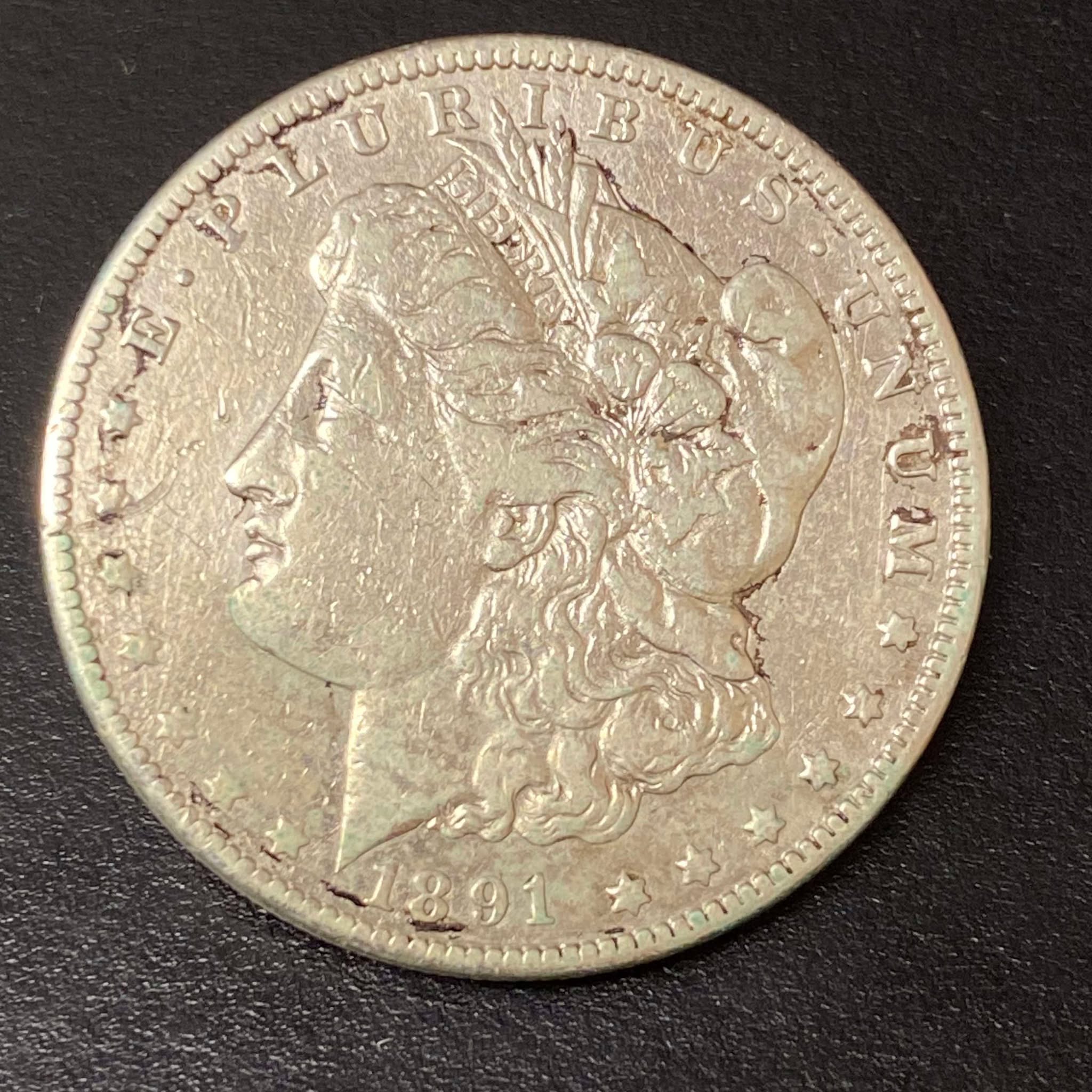 1891-CC Morgan Dollar