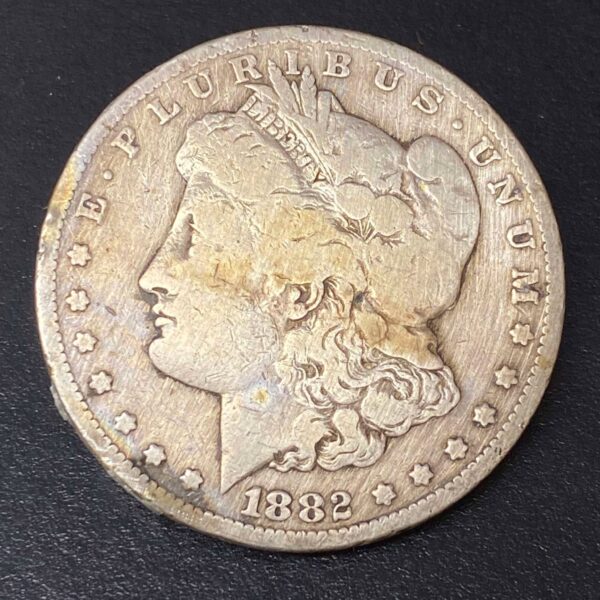 1882-CC Morgan Dollar