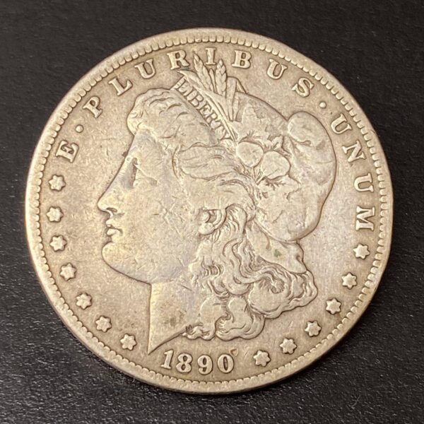 1890-CC Morgan Dollar