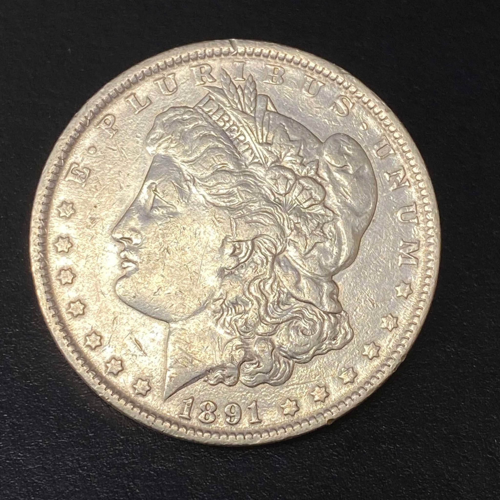 1891 Morgan Dollar