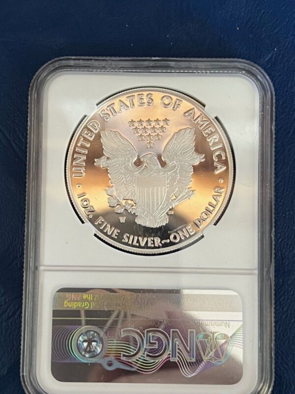 2020-W Proof Silver American Eagle WWII Privy Mark V75 NGC PR70 Ultra Cameo $1