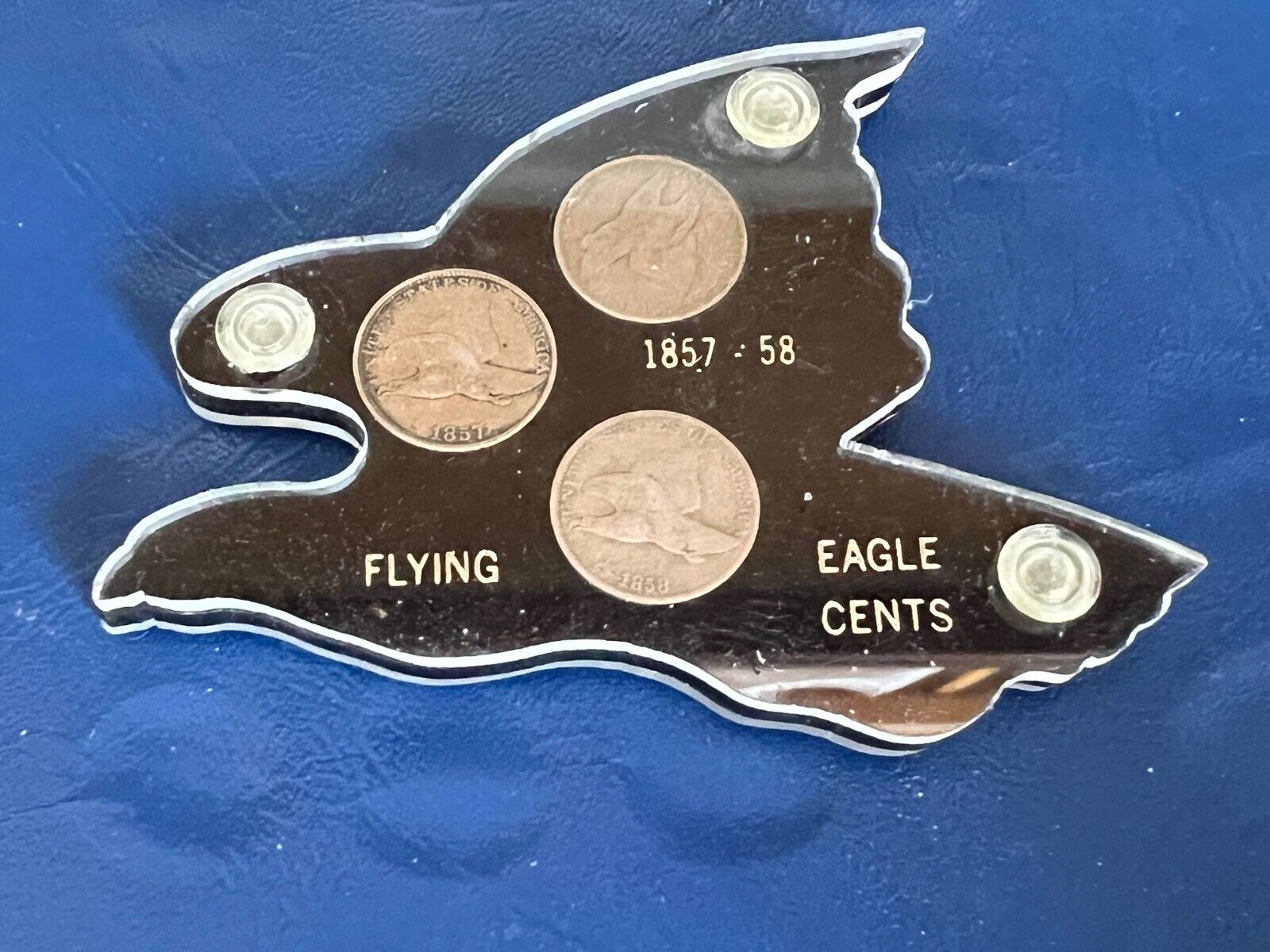 US Mint (3 coin set) 1857, 1858, 1858  Flying Eagle Cent