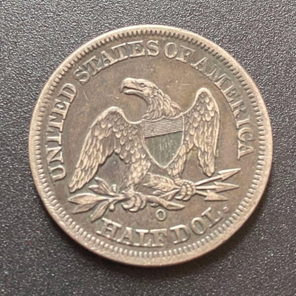 1854-O Liberty Seated Half Dollar Arrows At Date