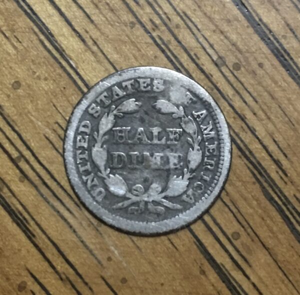 1853 Half Dime F2