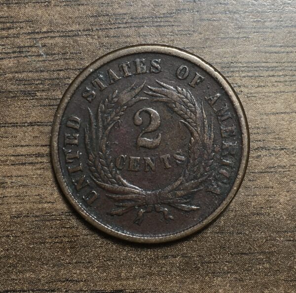 1865 Two Cent F15