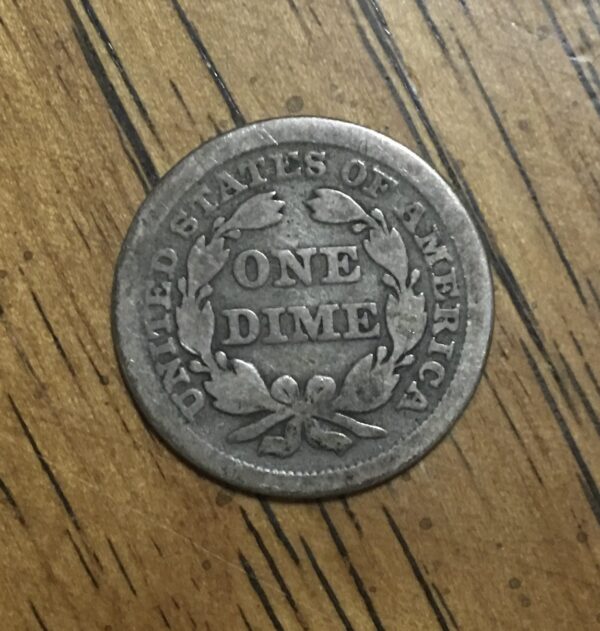 1854 Seated Dime G4