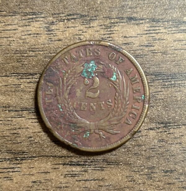 1865 Two Cent F2