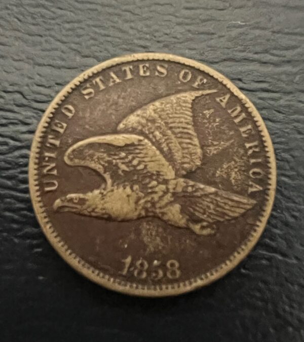 1858 Flying Eagle Cent      ( small letters)